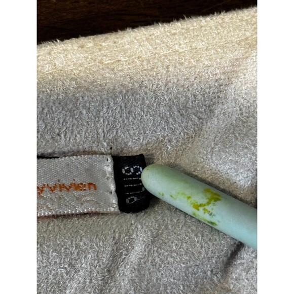 Origami boho lace sleeve pull over dress Nylon/spandex  Xl beige Cotagecore - Picture 10 of 13